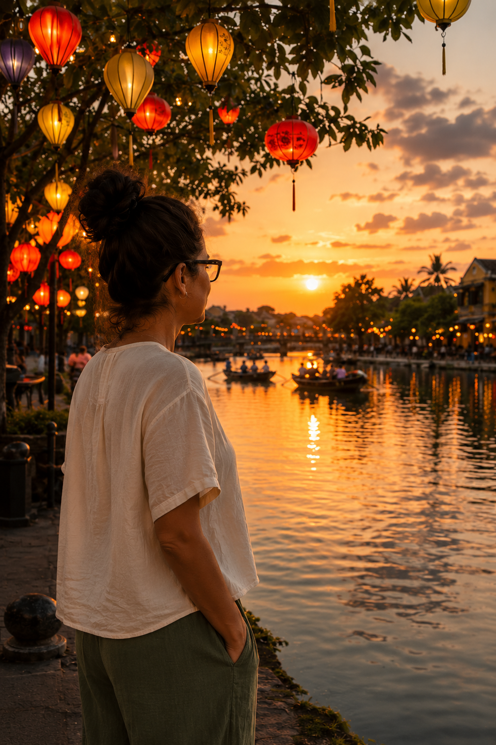 Larysa in Hoi An, Vietnam